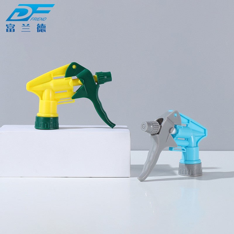 厂家定制pp塑料喷头28/40028/410牙手扣式D枪喷雾器细雾方枪图4