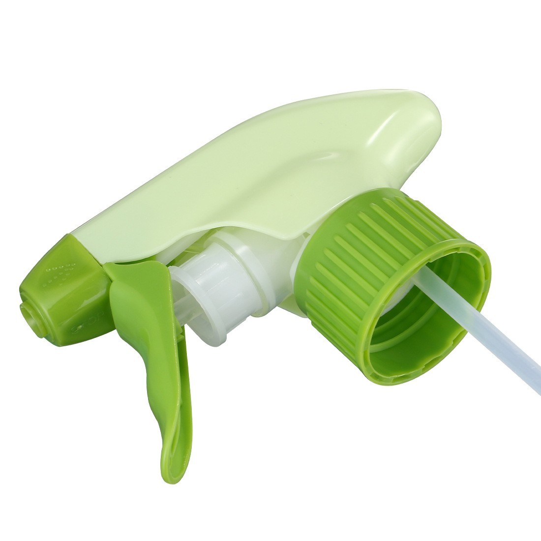 余姚工厂28牙全塑手扣式全塑料喷雾器平泵透明消毒液瓶喷头方枪图3