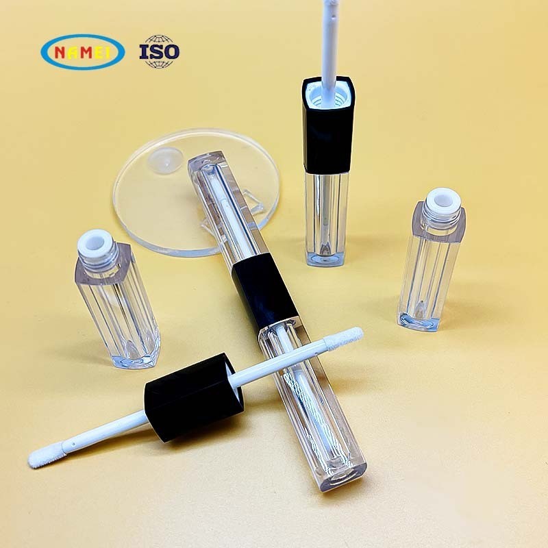 新款定制方形双头唇彩管 唇釉管口红管唇彩空管彩妆包材