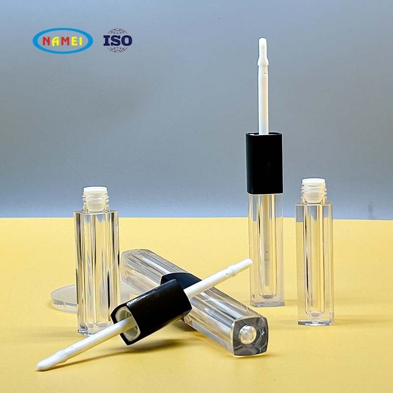 新款定制方形双头唇彩管 唇釉管口红管唇彩空管彩妆包材图2