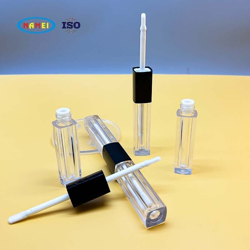 新款定制方形双头唇彩管 唇釉管口红管唇彩空管彩妆包材图3