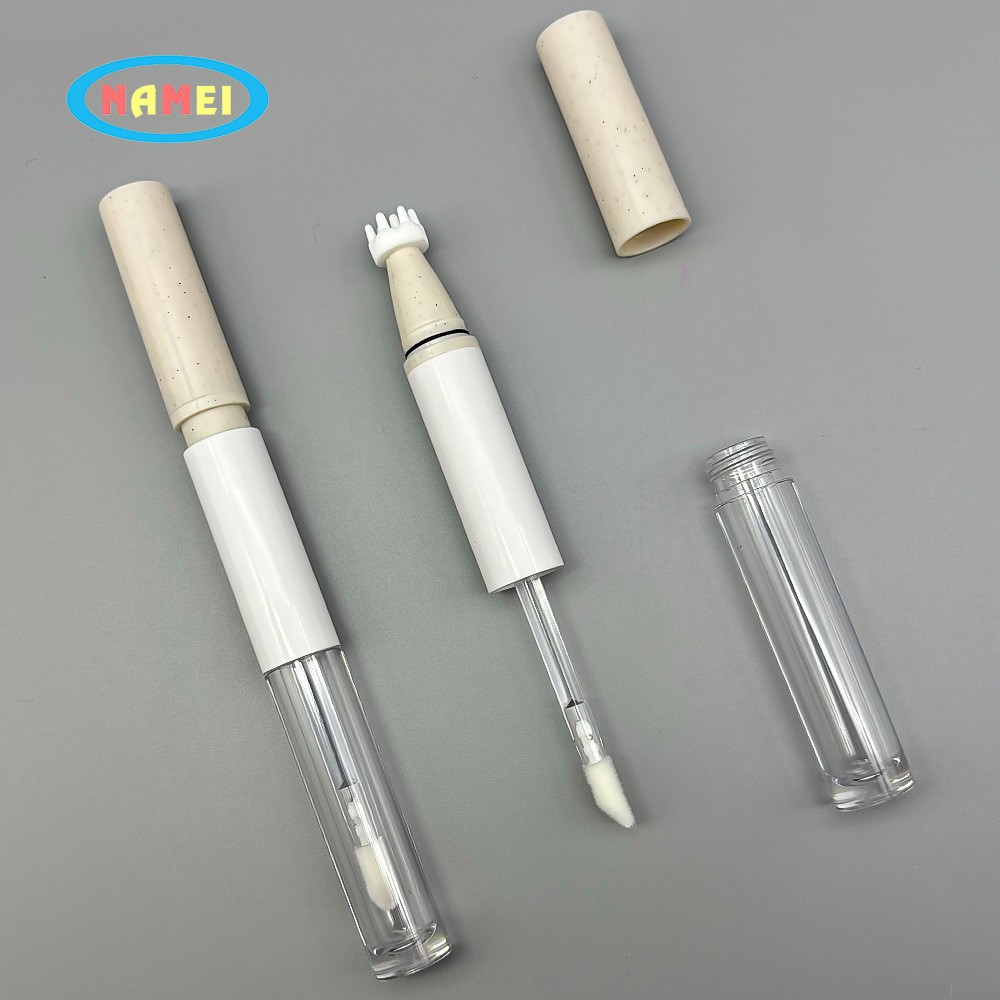 圆形细长唇彩瓶唇线笔二合一唇泥唇蜜管包材撕拉唇线笔管彩妆管图4