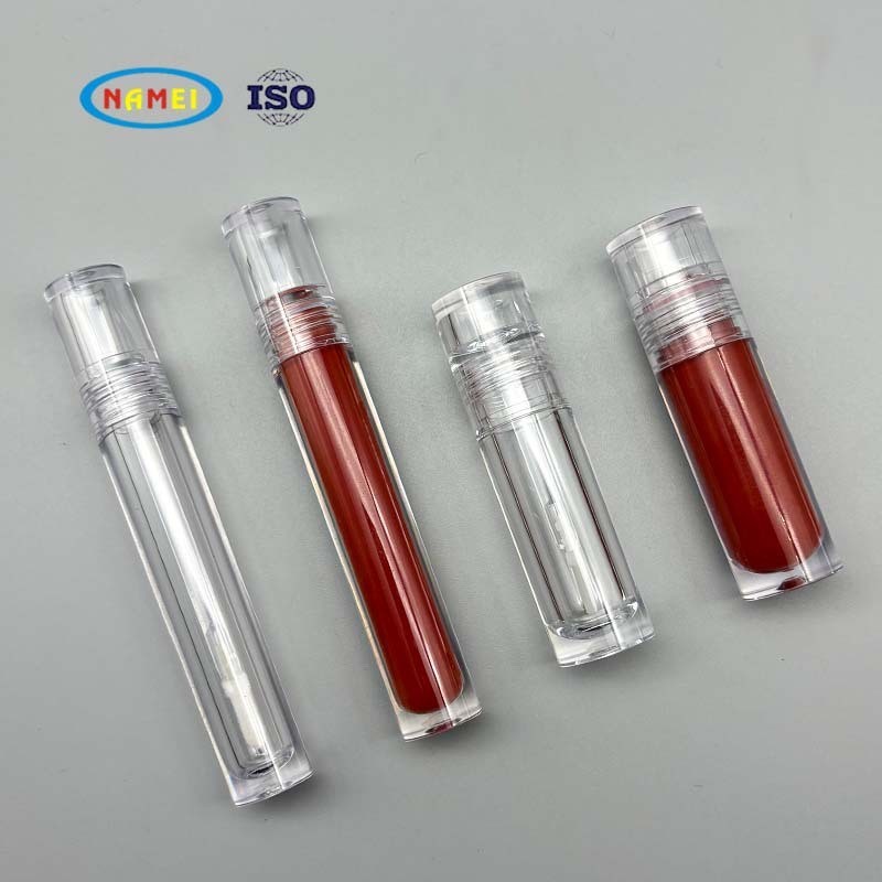 颜色定制厚壁透明塑料 唇彩管化妆品可电镀唇油唇釉包装空瓶图2
