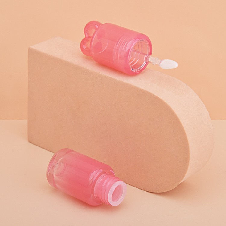 彩妆包材小刷头唇彩管唇釉瓶唇油分装空管爱心圆管3ml图3