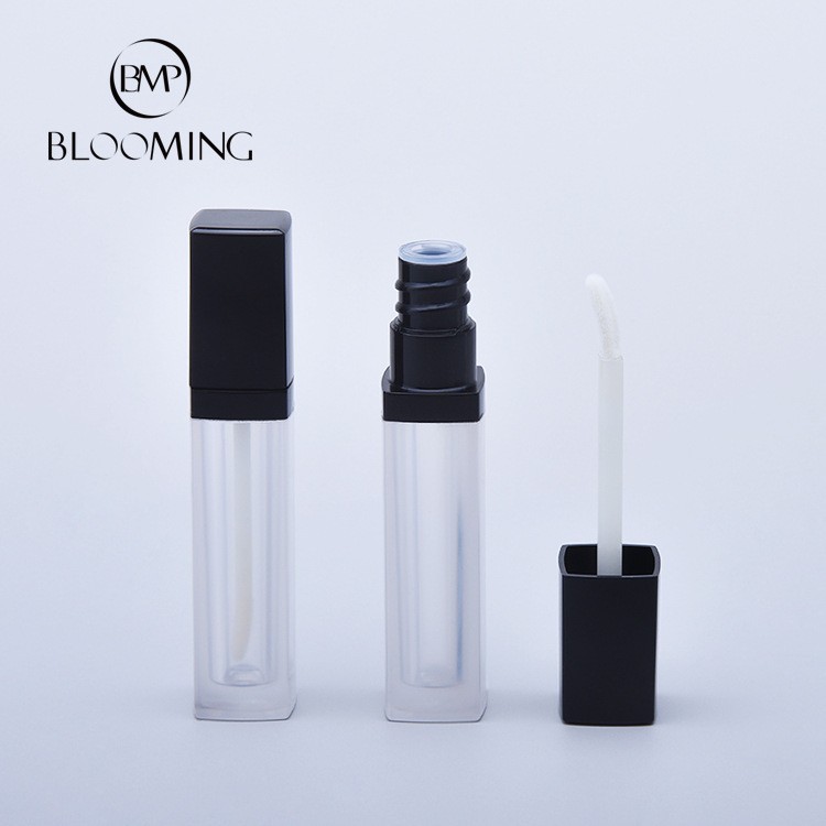 方形唇彩唇釉遮瑕管口红透明超声波空塑料管注塑瓶容量5.2ml