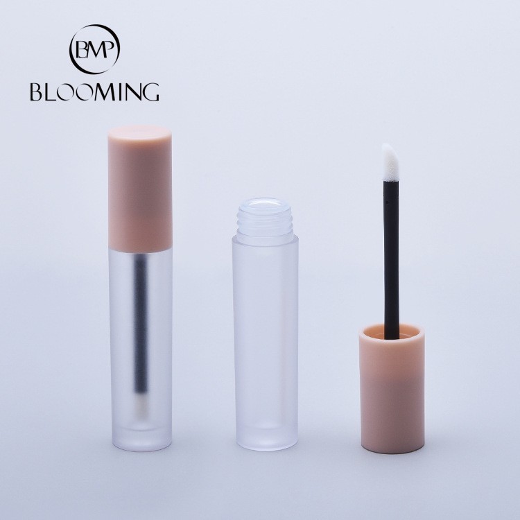 唇彩管圆形透明唇彩唇釉口红透明空管瓶容量4ml