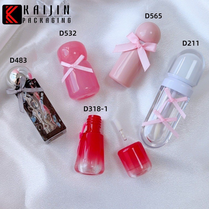 2.5ml3ml5ml8ml定制唇彩管分装瓶透明空瓶化妆品包装唇部空管图2