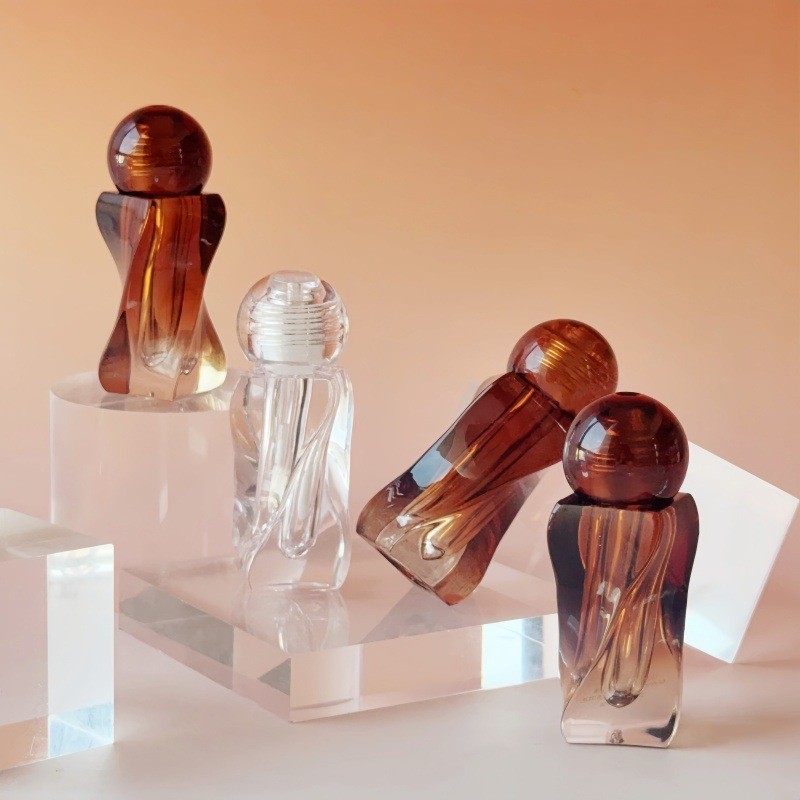 3ml旋转棕色唇彩管包材现货唇釉管遮瑕液瓶包材lip gloss tube图3