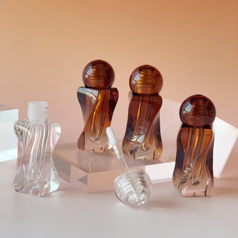 3ml旋转棕色唇彩管包材现货唇釉管遮瑕液瓶包材lip gloss tube图4