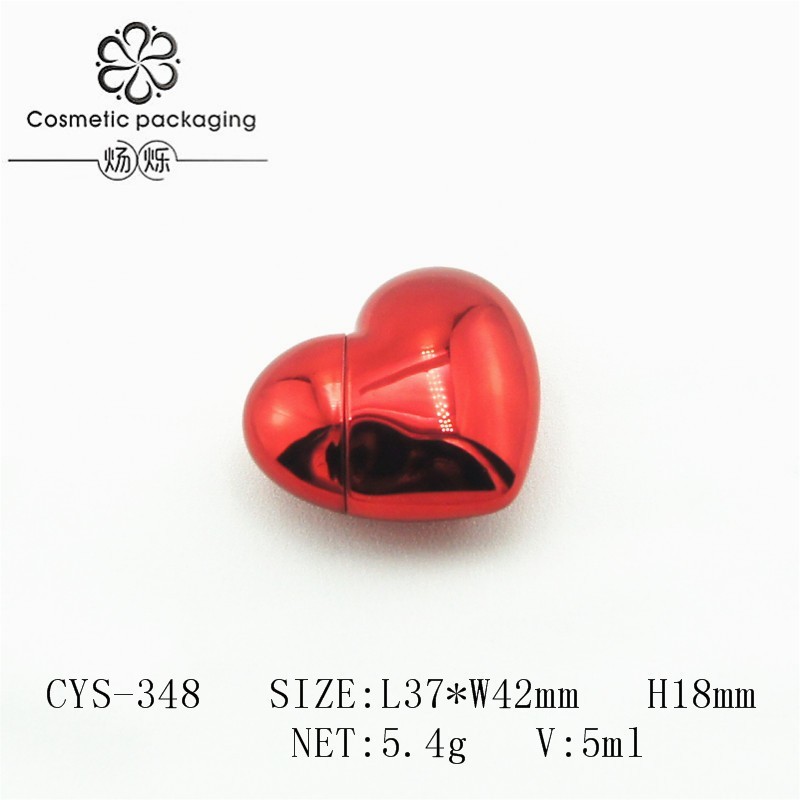 吹瓶可爱爱心唇釉空管唇彩管5ml唇油分装瓶化妆品包材图2