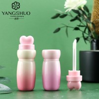 定制可爱唇彩管2ml少女爱心唇彩空管化妆品包装空瓶唇釉管包材