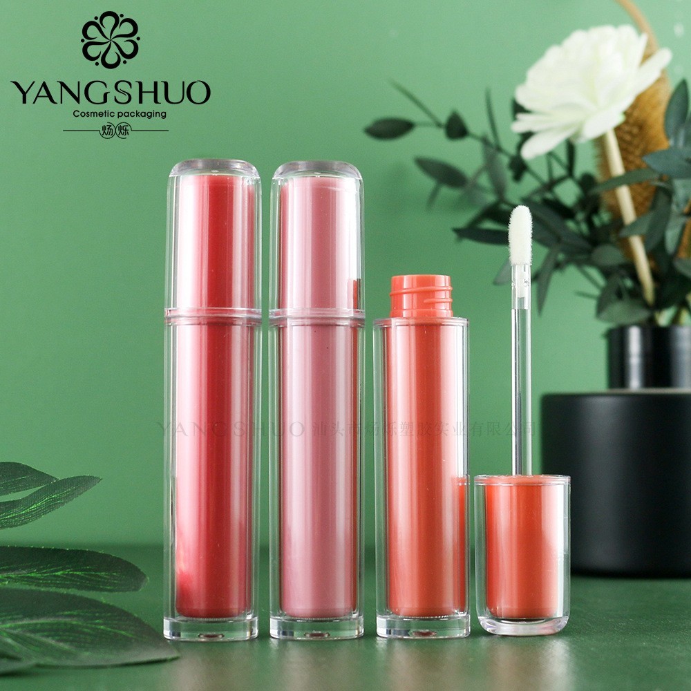 新品果汁唇釉管韩国romand同款圆形内外双瓶唇彩管空管化妆品包材图3