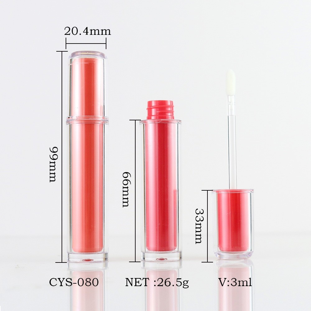 新品果汁唇釉管韩国romand同款圆形内外双瓶唇彩管空管化妆品包材图4