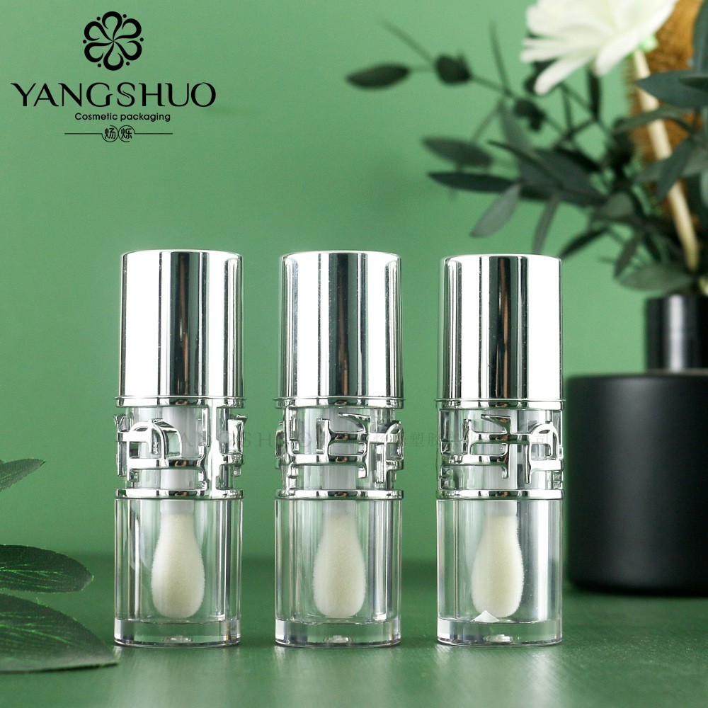 定制圆形独特6ml唇彩管大刷唇釉管口红空管化妆品包材厂家图2