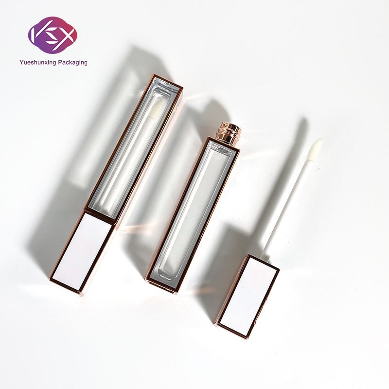 方形 镭雕金边唇蜜管唇彩管 唇釉管空口红管包材图2