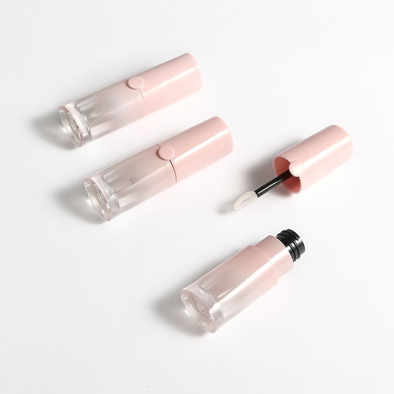 定制logo大牌粉色渐变唇彩管唇釉空管 小胖口红管图4