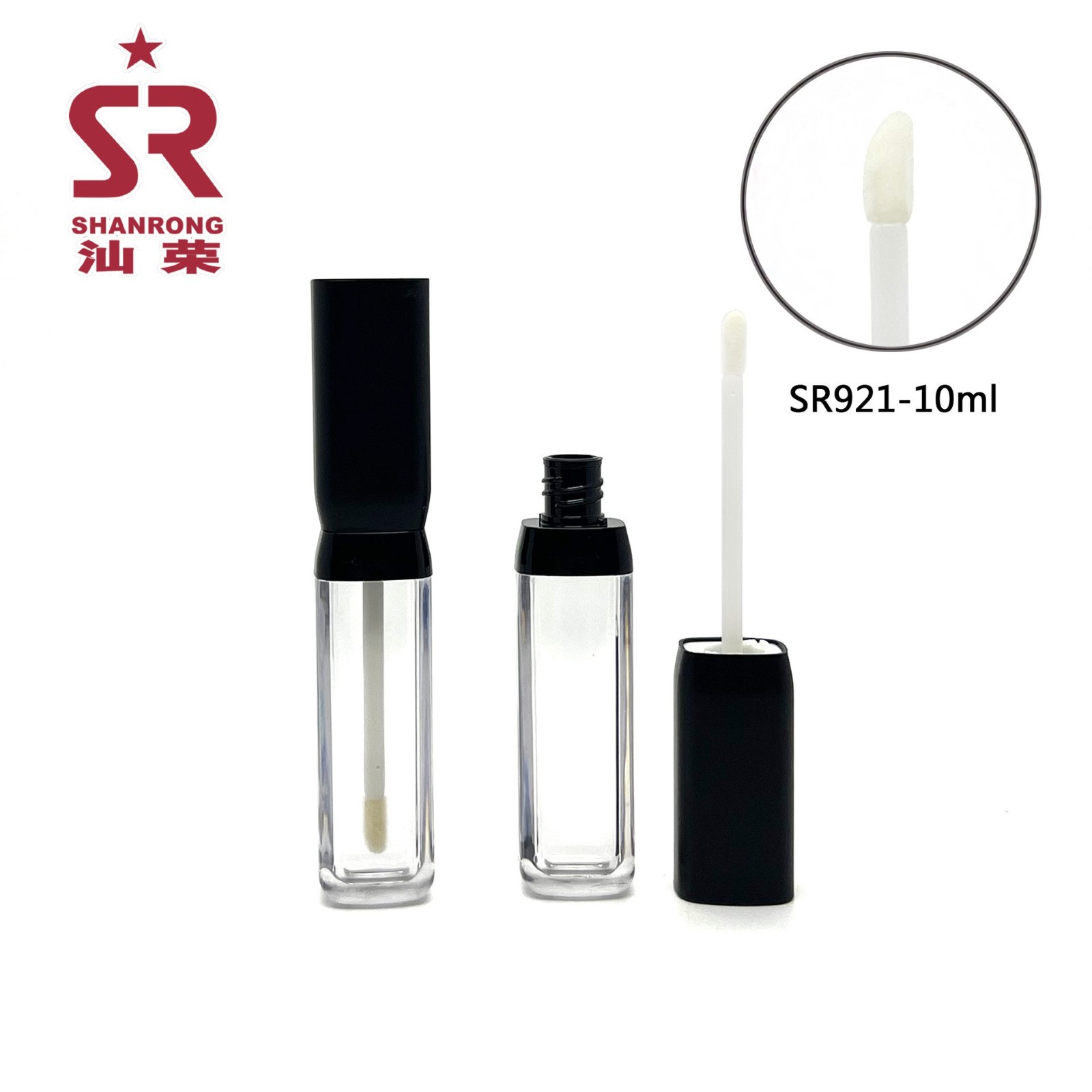10ml 透明唇彩瓶 口红管唇釉管包材