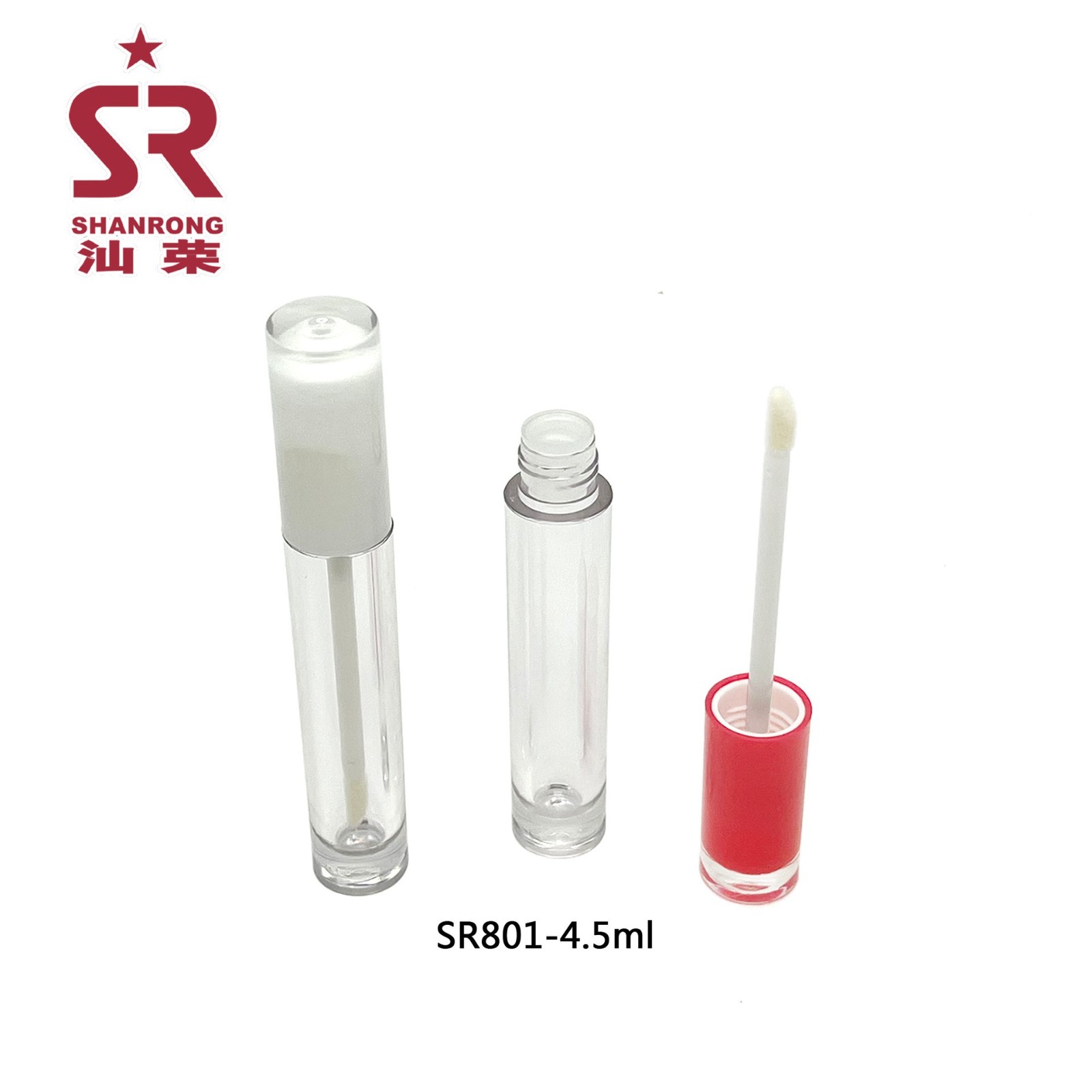 4.5ml 圆形唇彩管 口红管 透明唇釉瓶图3