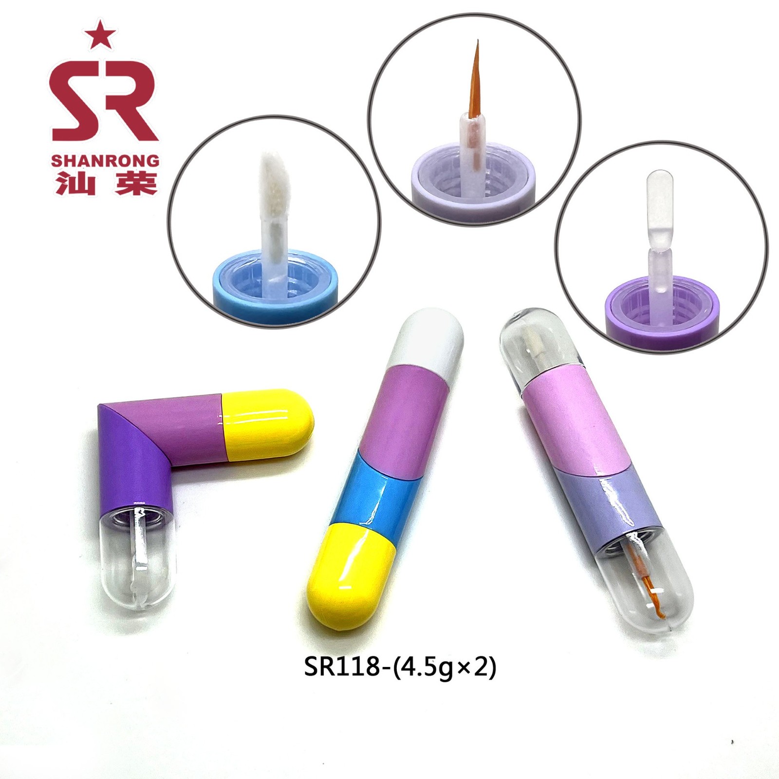 (4.5g×2) 双头比心唇彩管 唇釉瓶