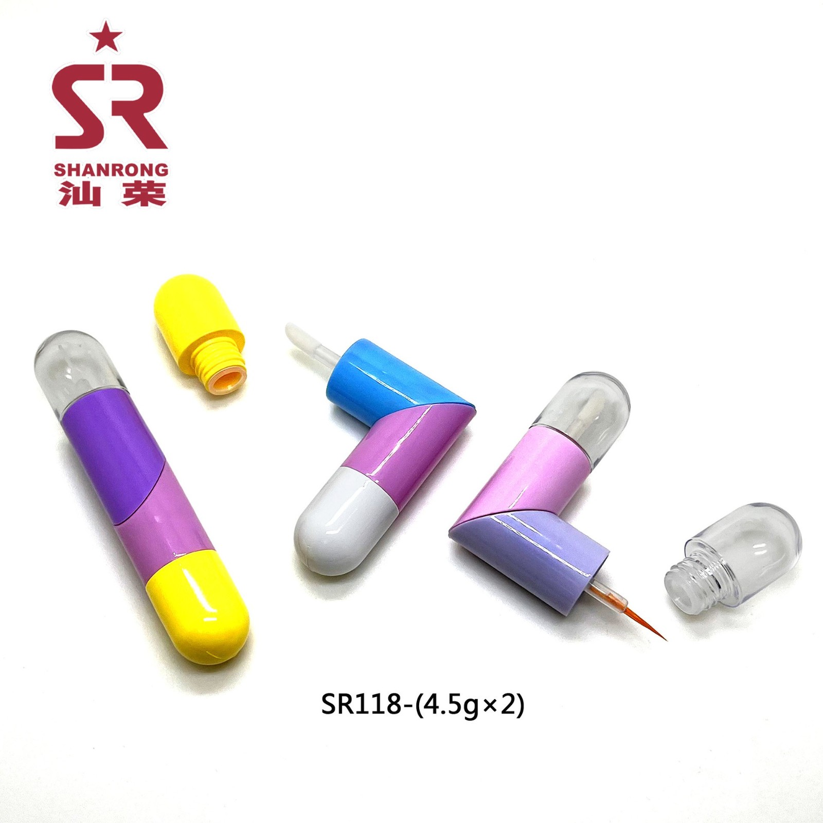 (4.5g×2) 双头比心唇彩管 唇釉瓶图2