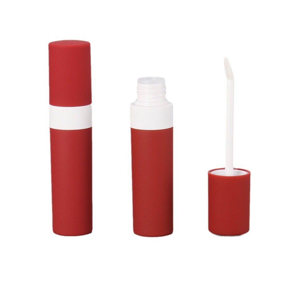 化妆品彩妆包材空管批发7.5ml圆形唇釉管铝制毛刷头遮瑕膏唇彩管图3