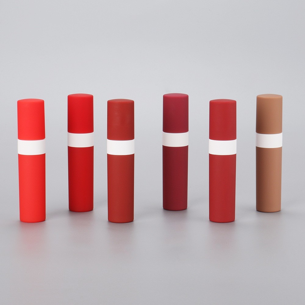 化妆品彩妆包材空管批发7.5ml圆形唇釉管铝制毛刷头遮瑕膏唇彩管图2