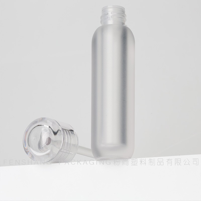 全透明蒙砂瓶椭圆型唇彩瓶唇釉管3ml唇蜜瓶彩妆唇彩空管图2