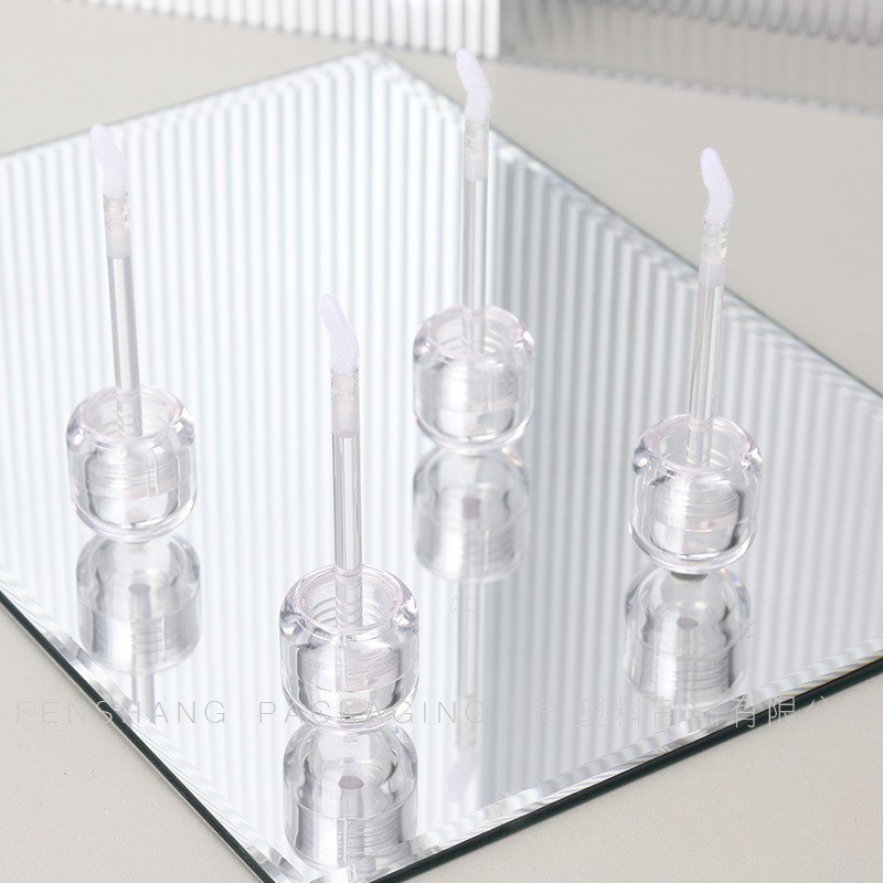 全透明蒙砂瓶椭圆型唇彩瓶唇釉管3ml唇蜜瓶彩妆唇彩空管图3