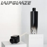 彩妆工厂高档喷镀方管厚壁质感唇釉管唇彩管包材