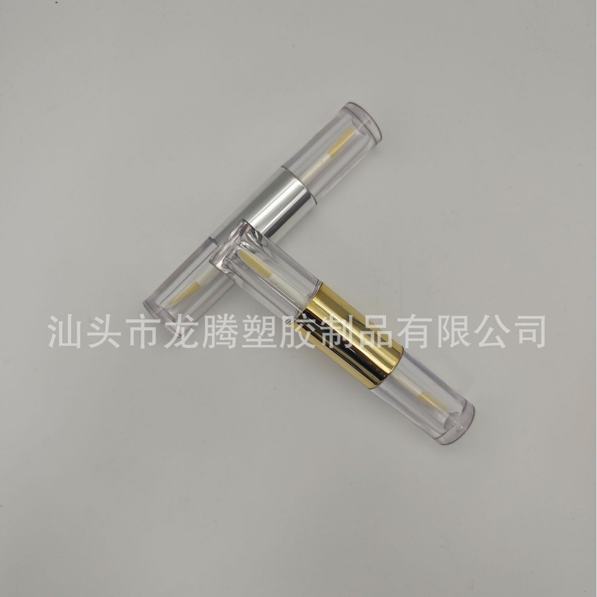 厂家定制 双头唇彩管 旋转 透明 中节喷涂款式 圆柱