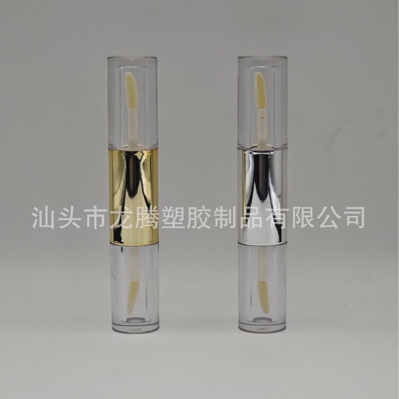 厂家定制 双头唇彩管 旋转 透明 中节喷涂款式 圆柱图4