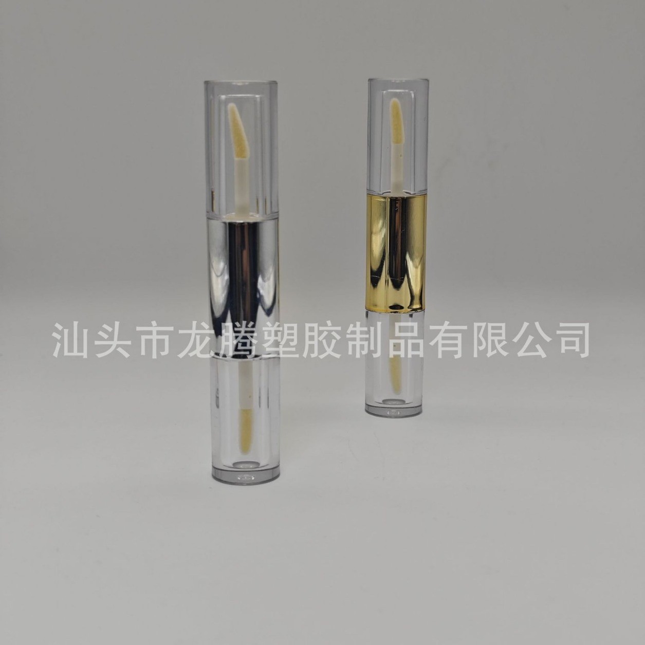 厂家定制 双头唇彩管 旋转 透明 中节喷涂款式 圆柱图3