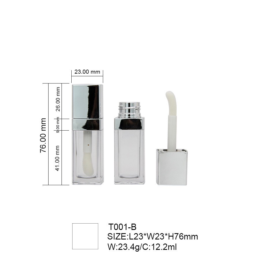 新款化妆品彩妆包材 大容量方形唇釉 唇彩 唇蜜 厂家定制加工图5