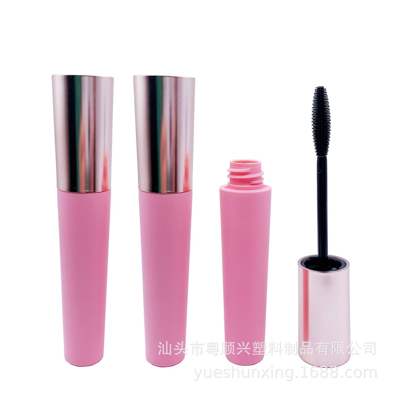 睫毛管眼液瓶圆形可印LOGO喷镀盖子睫毛增长液眼线笔包材图2