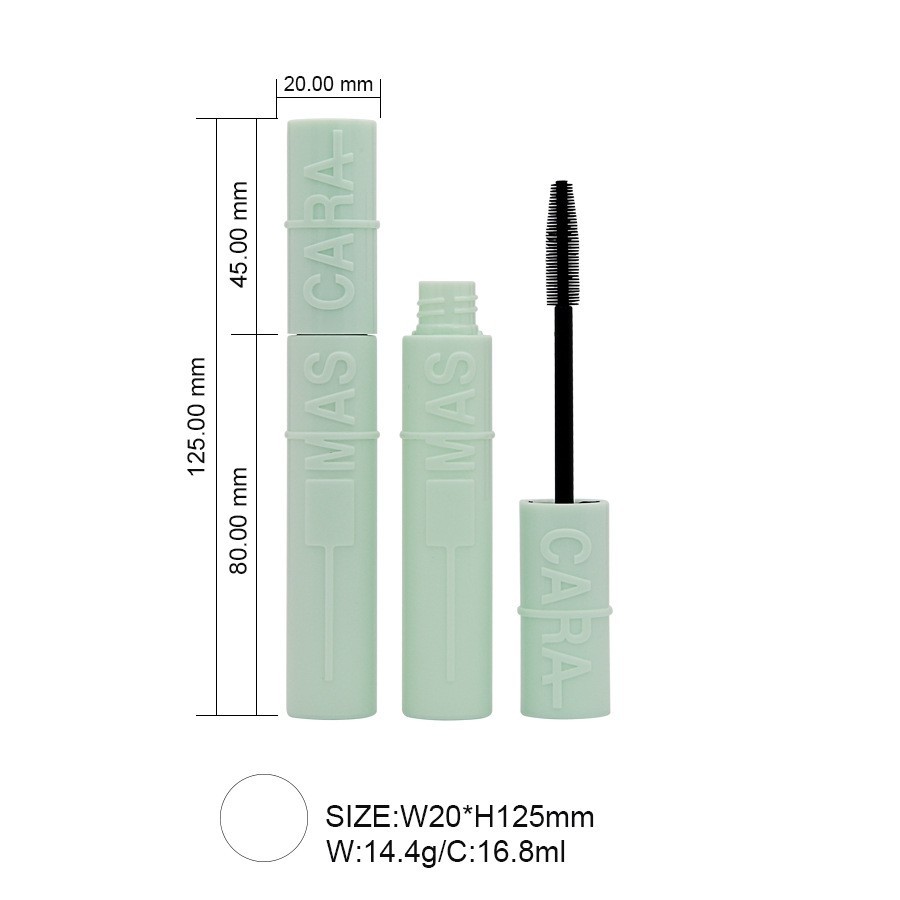 跨境爆款冲天翘 通用内外瓶款睫毛 圆形睫毛管空管可定制印刷LOGO图4