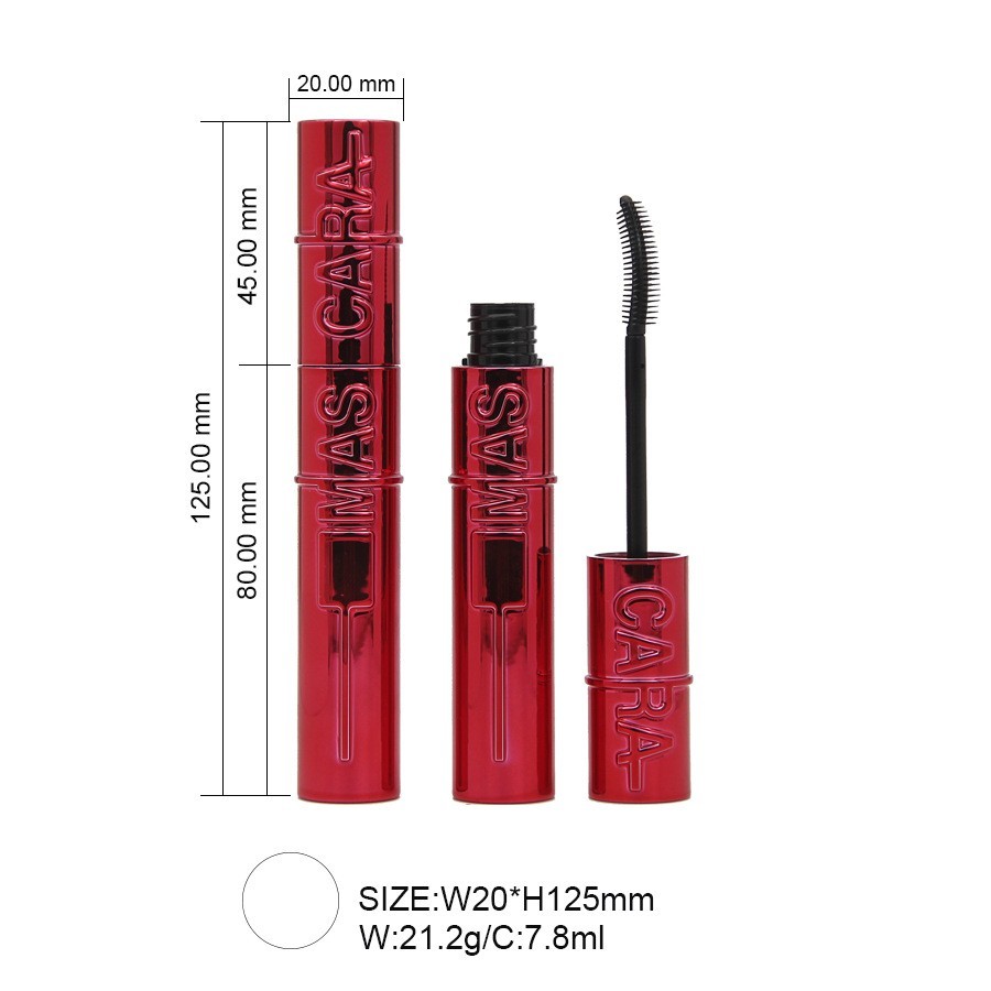 跨境爆款冲天翘 通用内外瓶款睫毛 圆形睫毛管空管可定制印刷LOGO图3