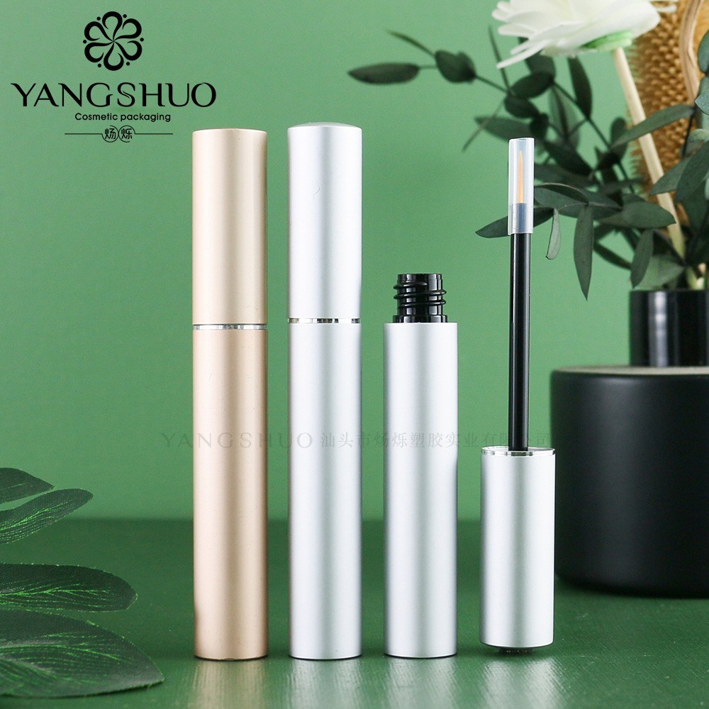 圆形铝管睫毛膏增长液空管铝制眼线液管VE胶水空瓶4ml唇彩管包材图2
