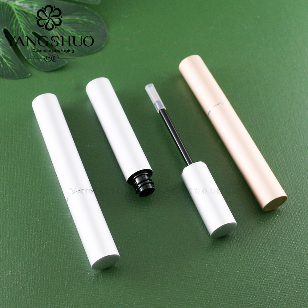 圆形铝管睫毛膏增长液空管铝制眼线液管VE胶水空瓶4ml唇彩管包材图4