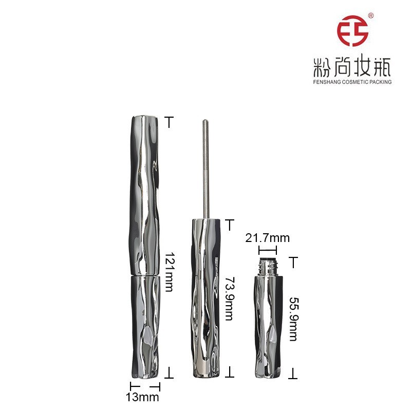 跨境电商热销款菱形瓶钢管睫毛膏纤长金属睫毛膏管包材图2