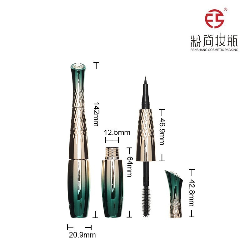 中国风双头睫毛膏管眼线睫毛二合一眼线液睫毛膏管包材图2