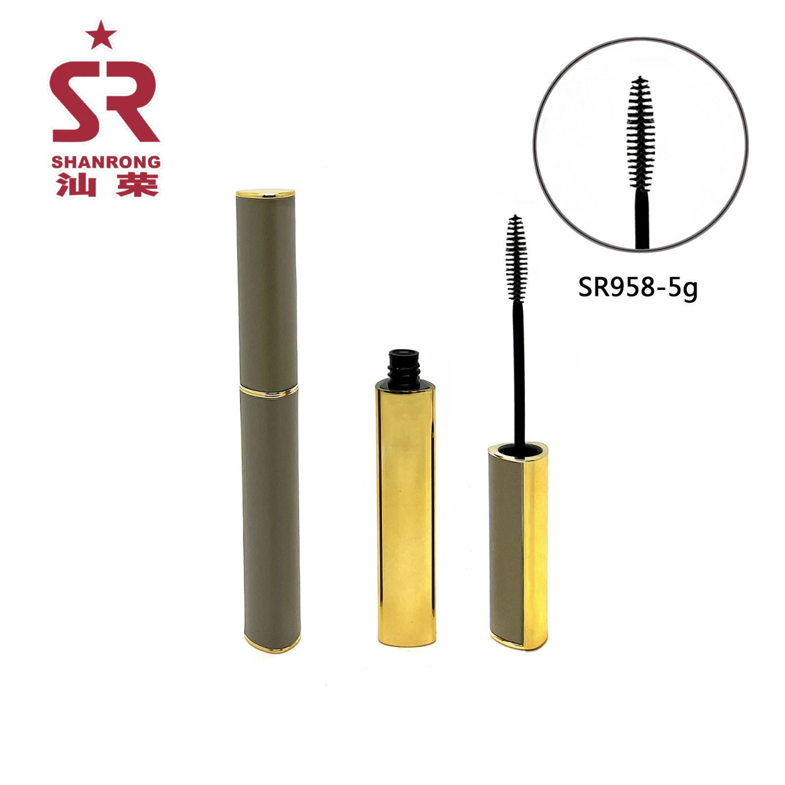 三角形细口睫毛膏管空管 睫毛胶水瓶