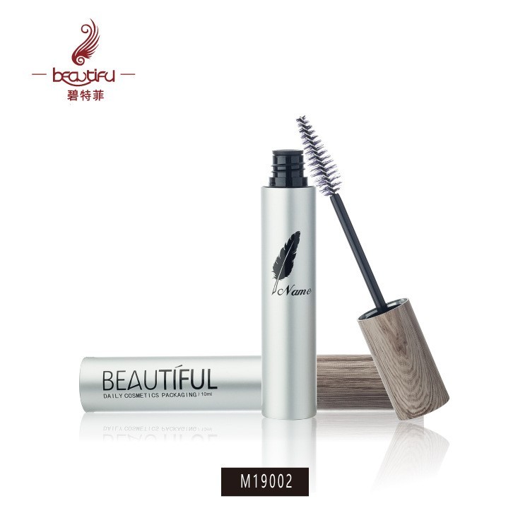 木纹水转印工艺铝管浓密卷翘纤长睫毛膏管12ml包材图4