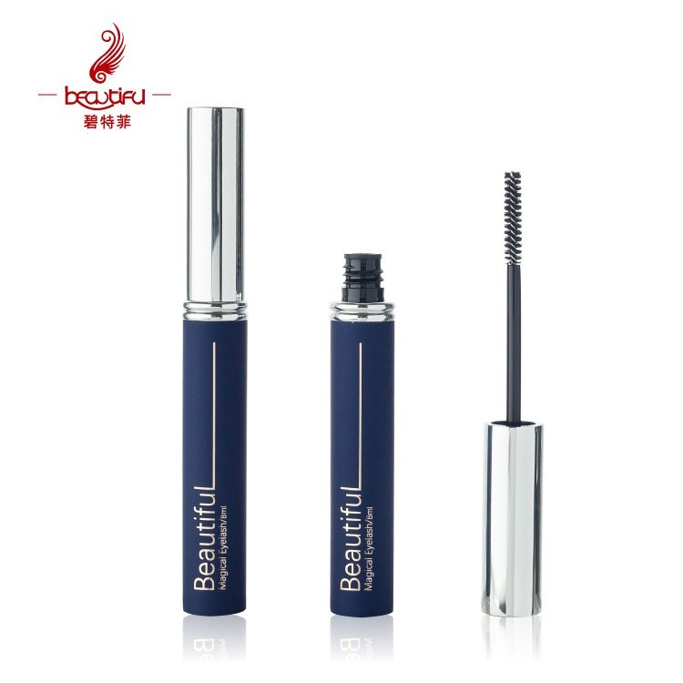 蓝色中性8ml订制睫毛膏空管睫毛纤维管铝包材图3