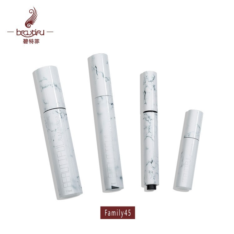 新品大理石效果铝质睫毛管眼线管图2