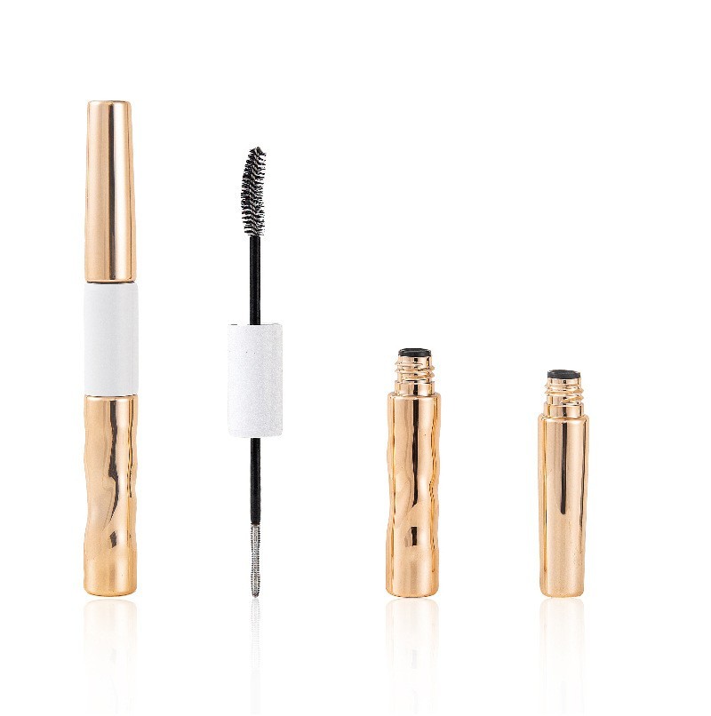高级感双头化妆品包材金属钢刷睫毛打底膏两用睫毛膏瓶染眉膏管图2