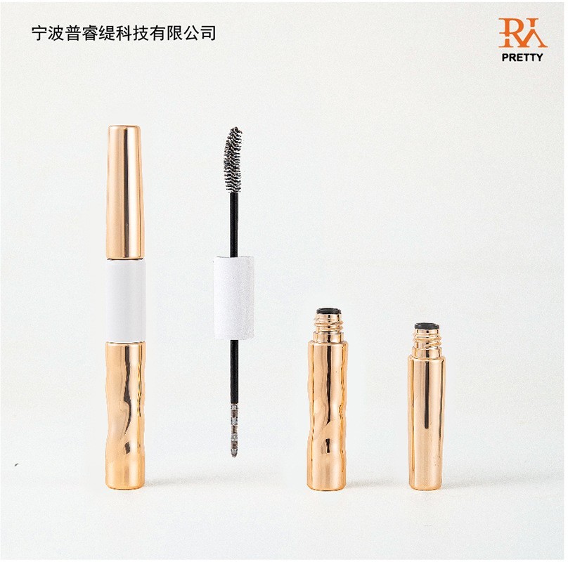 高级感双头化妆品包材金属钢刷睫毛打底膏两用睫毛膏瓶染眉膏管图5