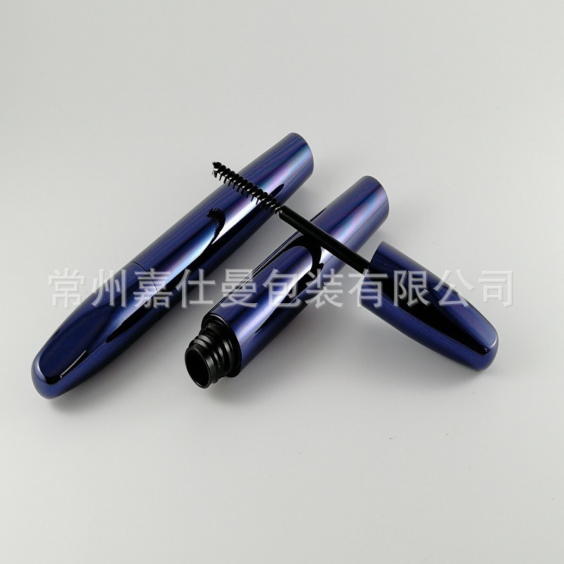 双色铝制睫毛膏管9ml圆形睫毛膏管空瓶美妆包材定制LOGO图3