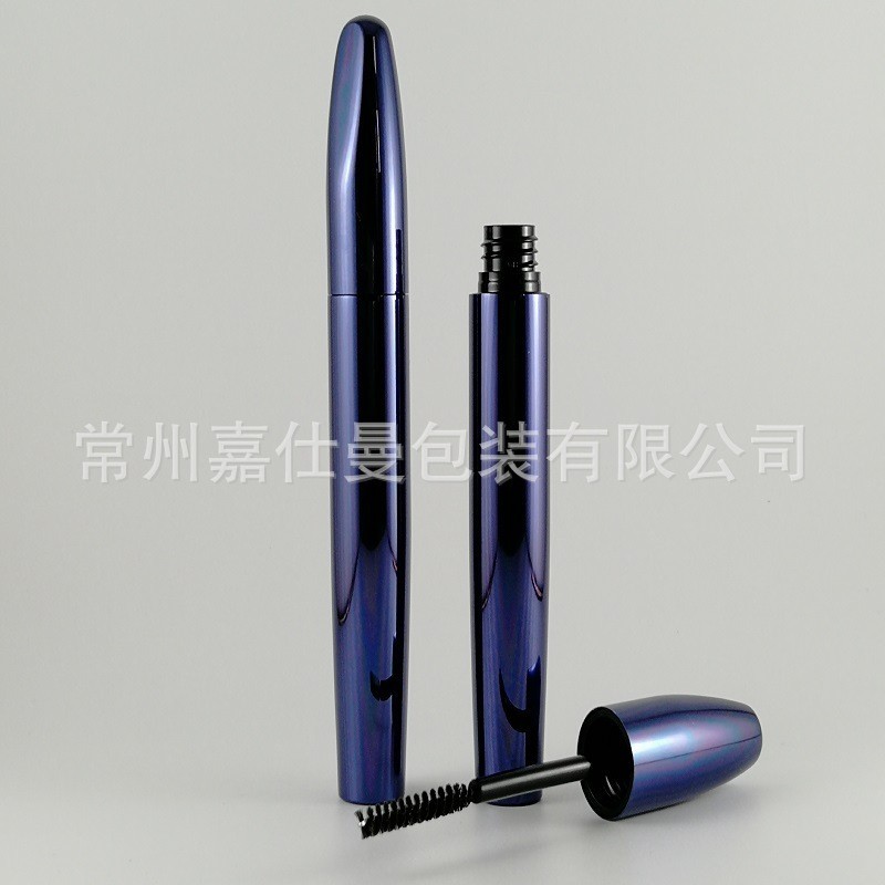 双色铝制睫毛膏管9ml圆形睫毛膏管空瓶美妆包材定制LOGO图4