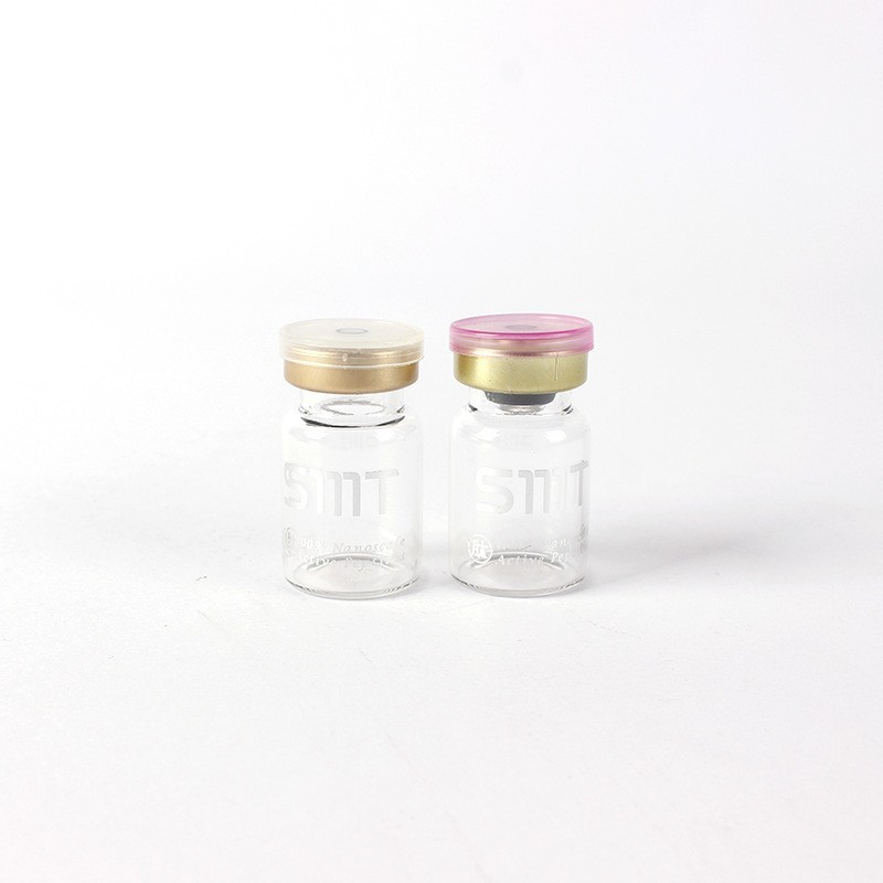 logo印字口服液玻璃拉管瓶卡口西林瓶透明药用管制烫金玻璃瓶厂家图4