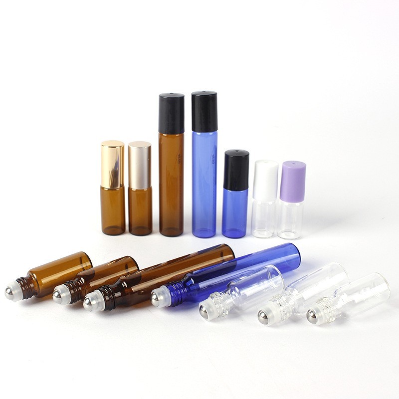 5ml滚珠精油玻璃瓶10ML茶色精油便携分装走珠瓶加厚透明玻璃瓶图5